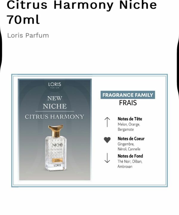 Niche Citrus Harmony
